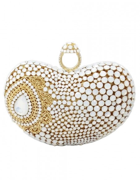 Bolso de mano joya con cristales para invitadas y novias Lauren Lynn London Accessories - 1  Bolso de mano joya con cristales para invitadas y novias Lauren Lynn London Accessories - 1