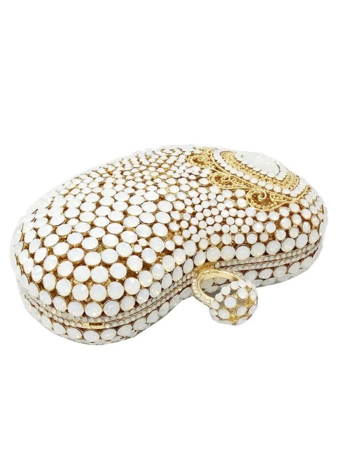 Bolso de mano joya con cristales para invitadas y novias Lauren Lynn London Accessories - 3