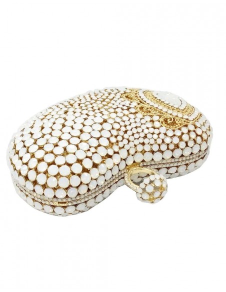 Bolso de mano joya con cristales para invitadas y novias Lauren Lynn London Accessories - 3  Bolso de mano joya con cristales para invitadas y novias Lauren Lynn London Accessories - 3