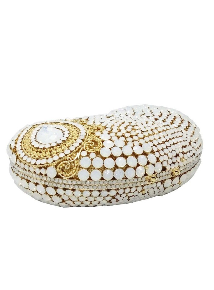 Bolso de mano joya con cristales para invitadas y novias Lauren Lynn London Accessories - 5