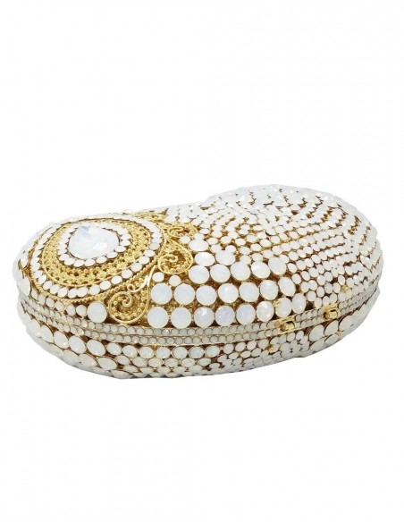 Bolso de mano joya con cristales para invitadas y novias Lauren Lynn London Accessories - 5  Bolso de mano joya con cristales para invitadas y novias Lauren Lynn London Accessories - 5