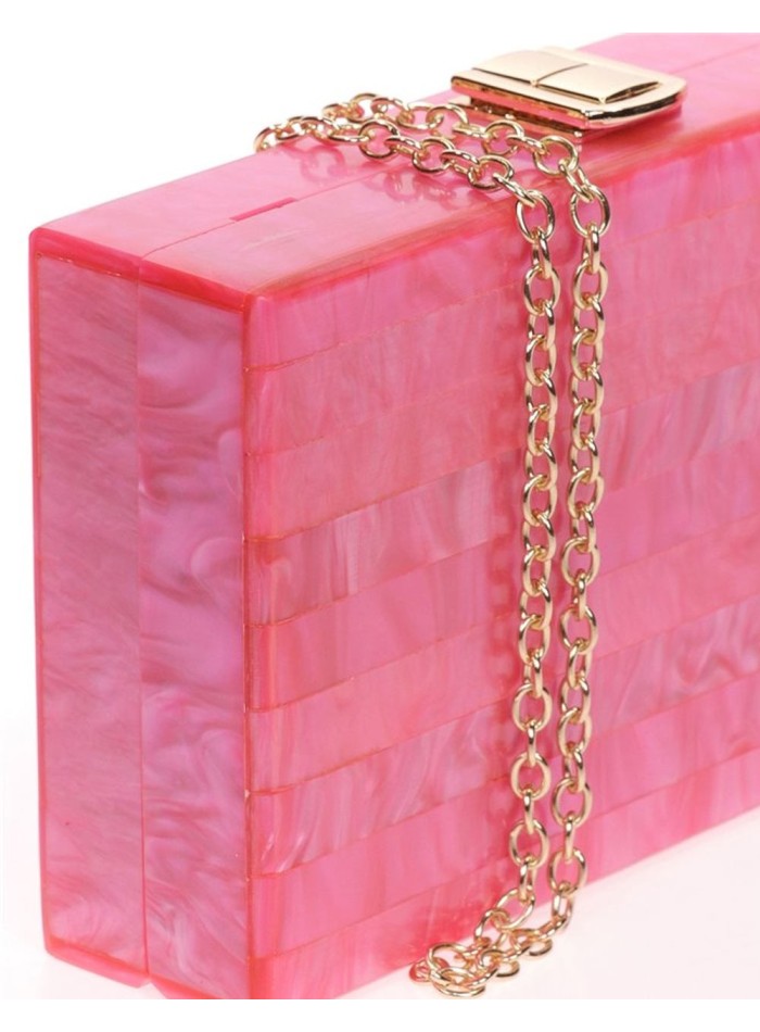 Bolso de fiesta nacarado rectangular - varios colores Lauren Lynn London Accessories - 18 