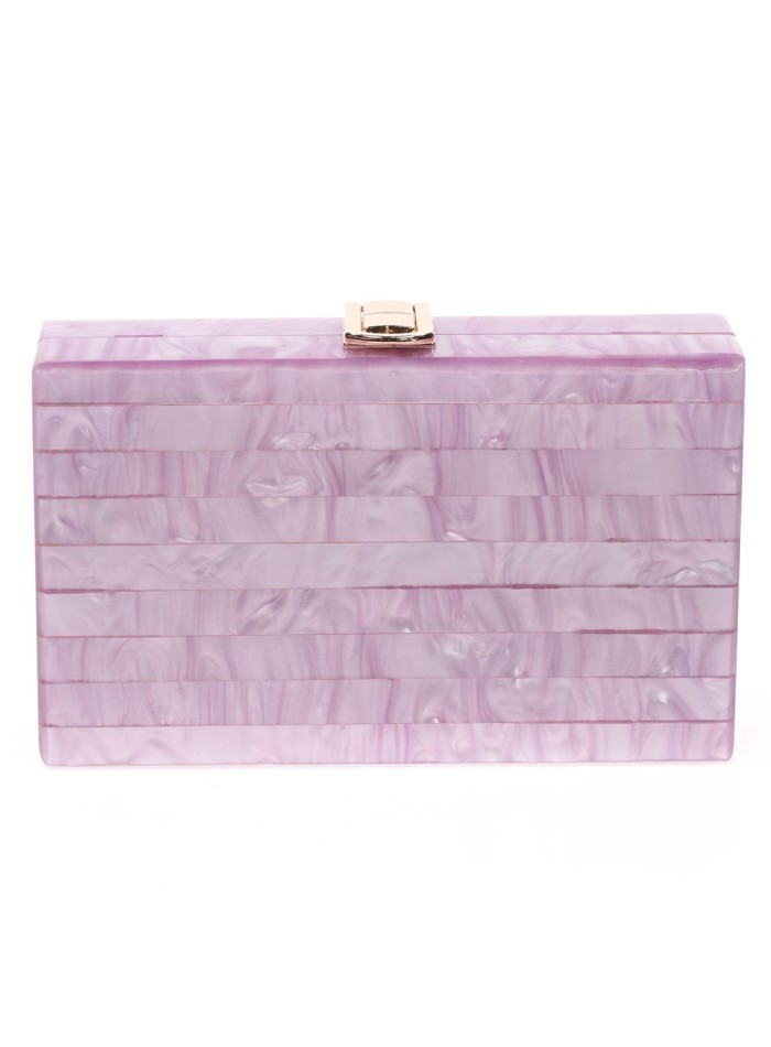 Pearly pastel clutch bag - various colous Lauren Lynn London Accessories - 1 