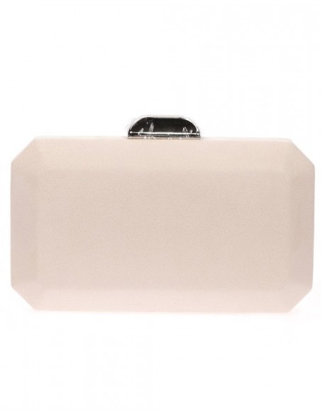 Bolso de antelina octogonal con cierre metalizado Lauren Lynn London Accessories - 24  Bolso de antelina octogonal con cierre metalizado Lauren Lynn London Accessories - 24