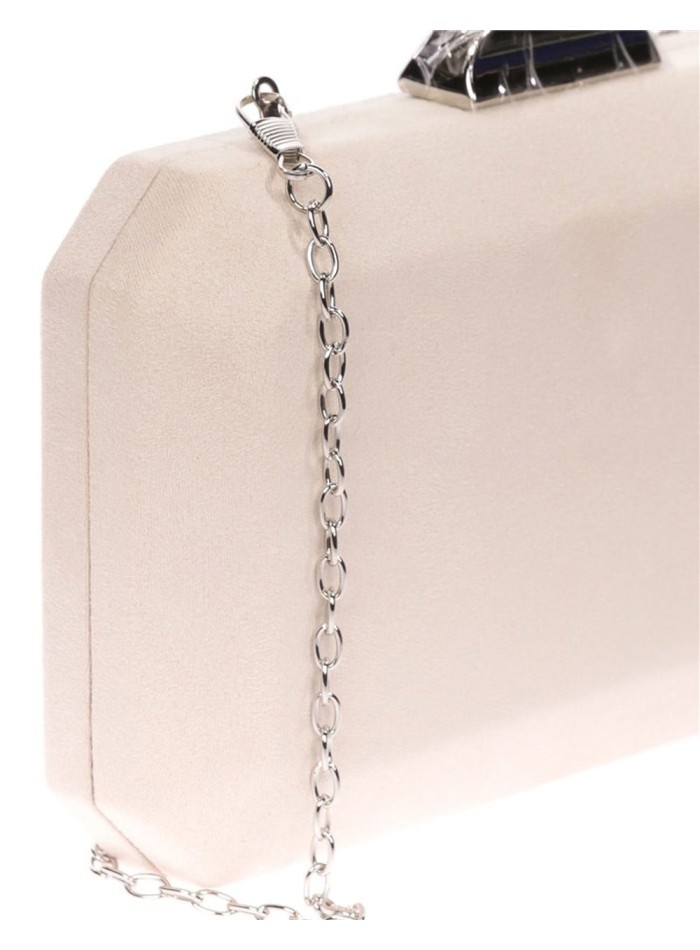 Bolso de antelina octogonal con cierre metalizado Lauren Lynn London Accessories - 27