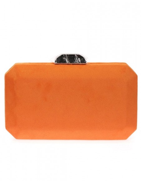 Bolso de antelina octogonal con cierre metalizado Lauren Lynn London Accessories - 35  Bolso de antelina octogonal con cierre metalizado Lauren Lynn London Accessories - 35