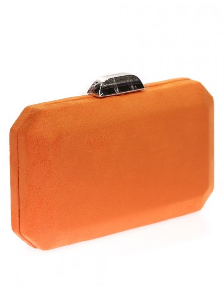 Bolso de antelina octogonal con cierre metalizado Lauren Lynn London Accessories - 36 