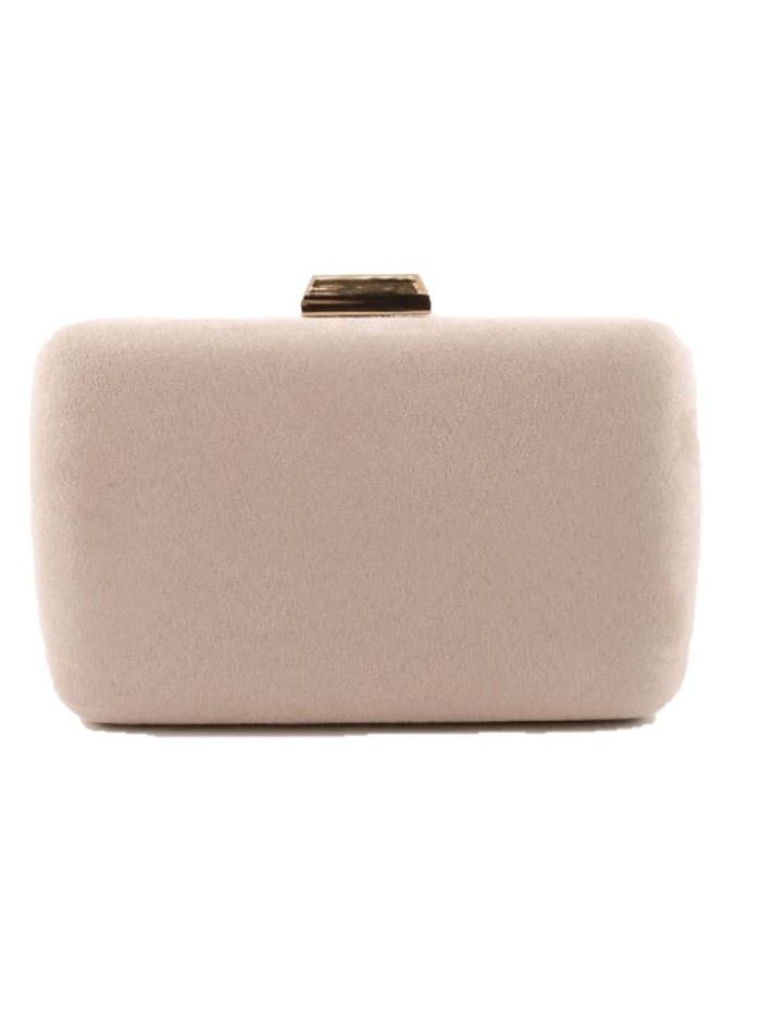 Suede clutch bag for wedding guests Lauren Lynn London Accessories - 37