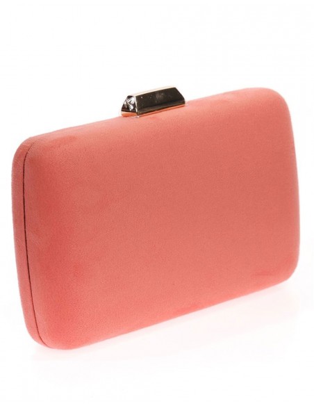 Suede clutch bag for wedding guests Lauren Lynn London Accessories - 18