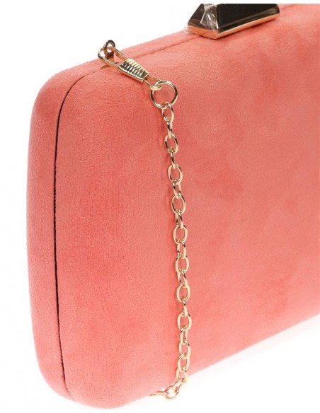 Suede clutch bag for wedding guests Lauren Lynn London Accessories - 19 