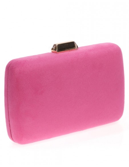 Suede clutch bag for wedding guests Lauren Lynn London Accessories - 21 