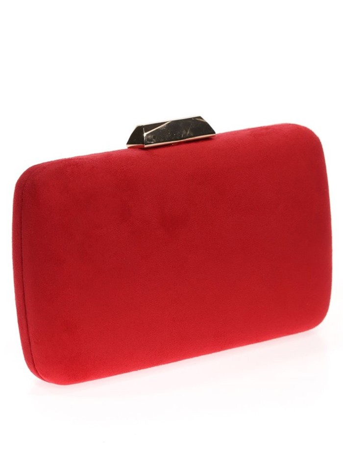Suede clutch bag for wedding guests Lauren Lynn London Accessories - 36 