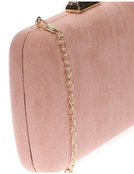Suede clutch bag for wedding guests Lauren Lynn London Accessories - 38 