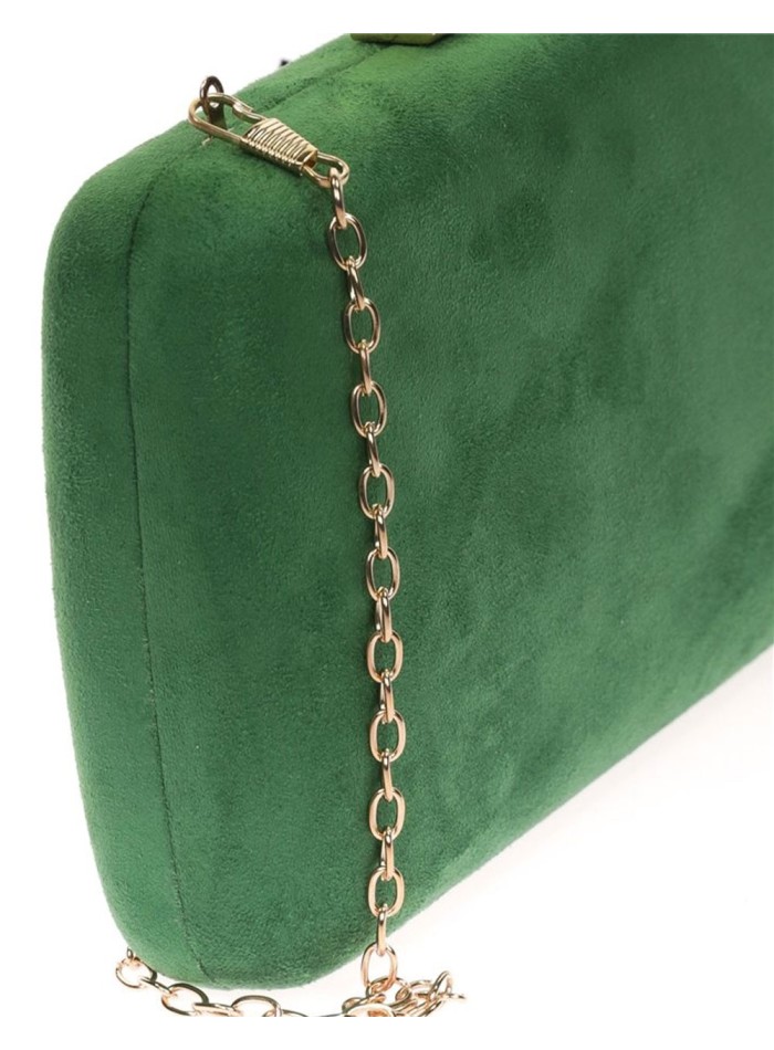 Suede clutch bag for wedding guests Lauren Lynn London Accessories - 41 
