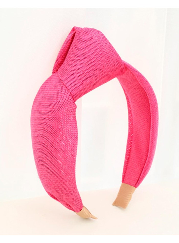 Natural fiber knot headband for guests Elenitos - 2