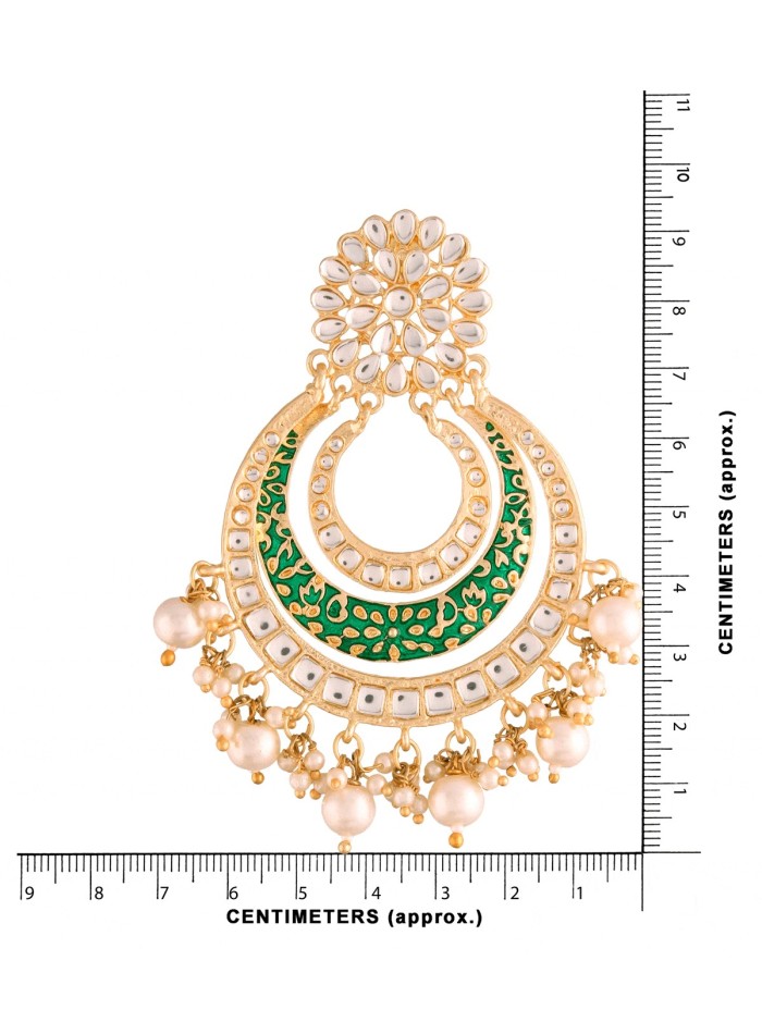 Lacquered party earrings inlaid with zircons...