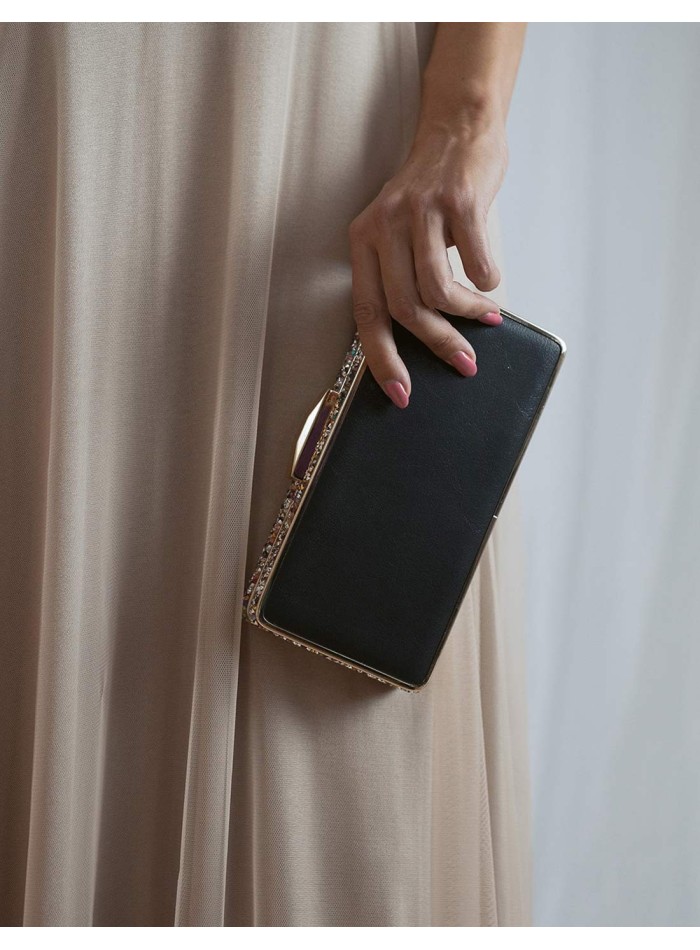 Sac de fête avec strass sur le côté -...