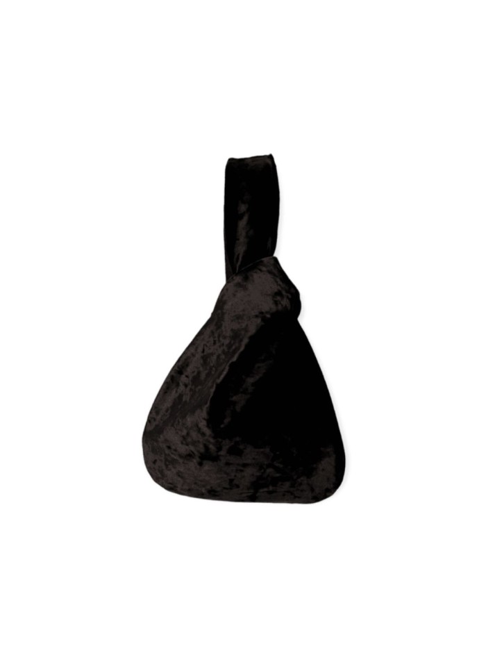 Bolso de mano bombonera en terciopelo