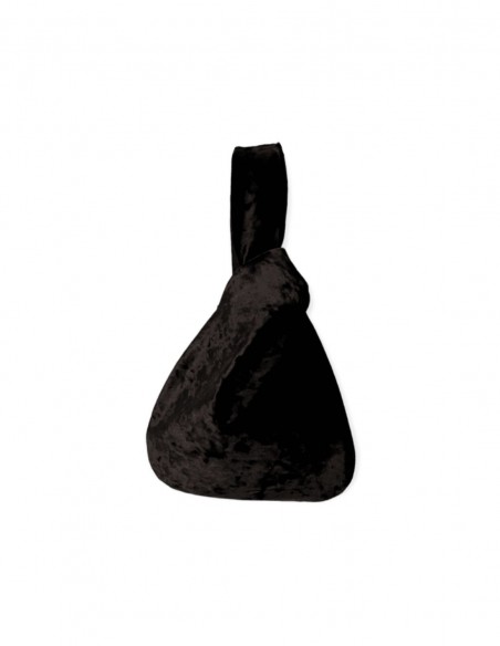 Bolso de mano bombonera en terciopelo
