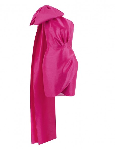 Robe courte de soirée avec dentelle - Zaira di Vielma