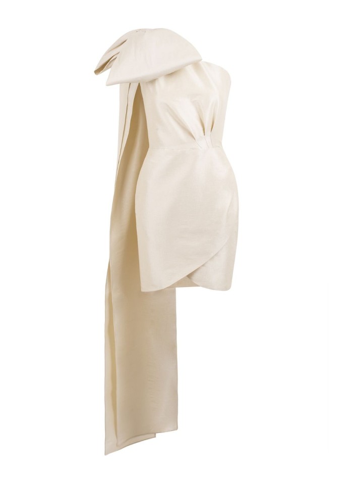 Short party dress with lace - Zaira di Vielma