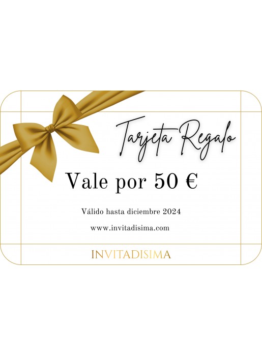 Tarjeta regalo 50 euros