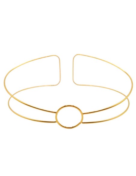 Choker dorado RÍGIDO CÍRCULO Choker dorado RÍGIDO CÍRCULO