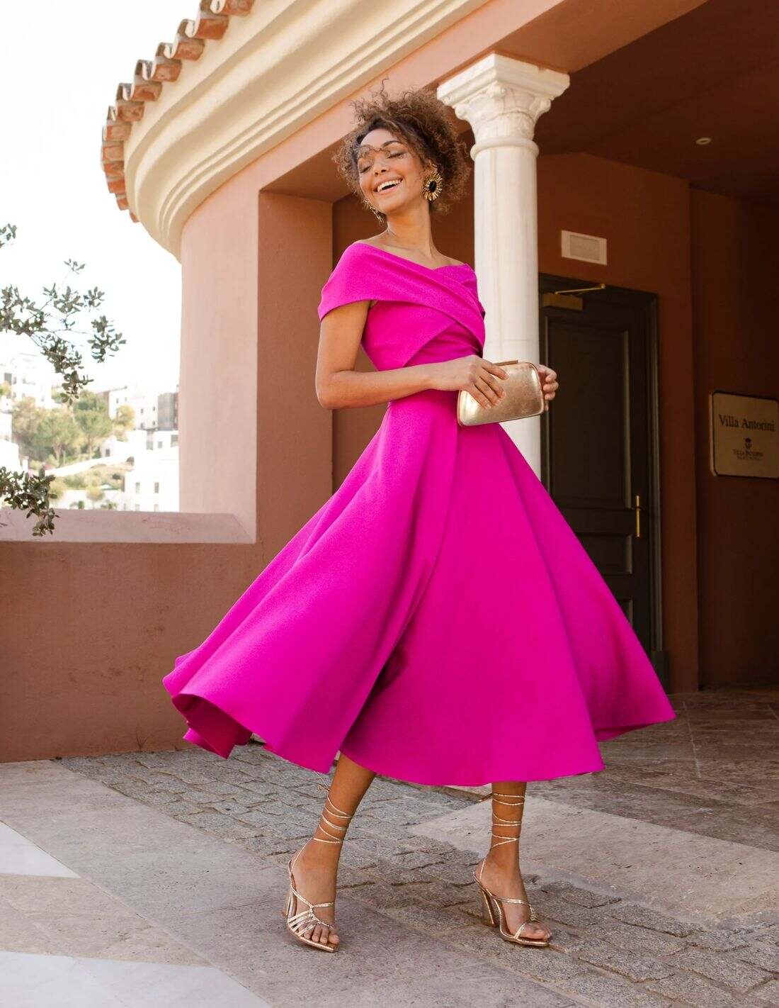 Vestido C ctel Escote Cruzado Para Invitadas INVITADISIAM