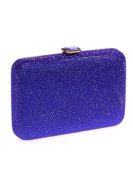 Evening clutch bag made of crystal