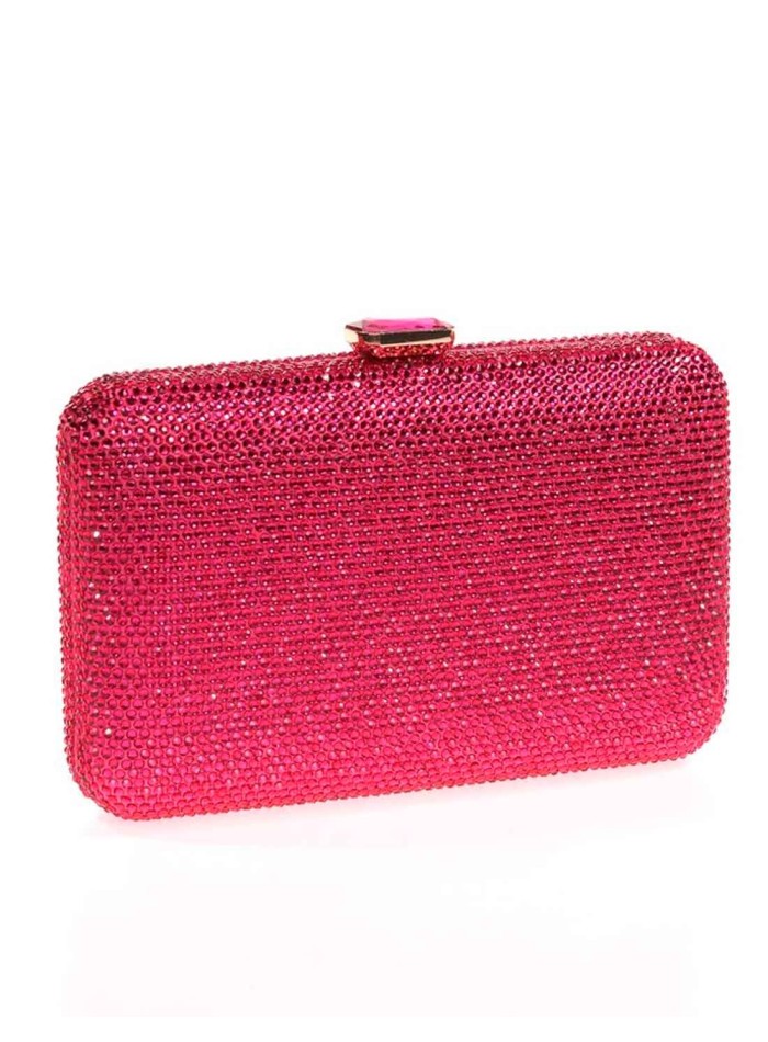 Evening clutch bag made of crystal