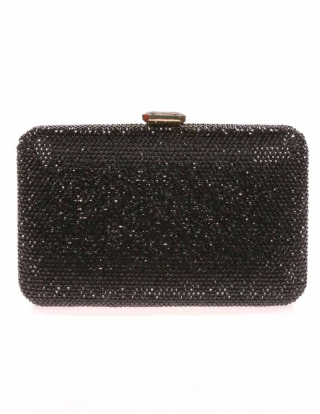 Evening clutch bag made of crystal