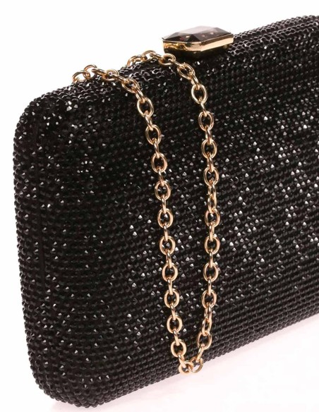 Evening clutch bag made of crystal