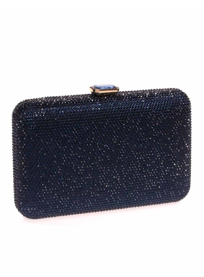 Evening clutch bag made of crystal