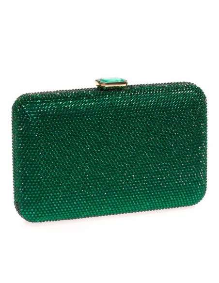 Evening clutch bag made of crystal