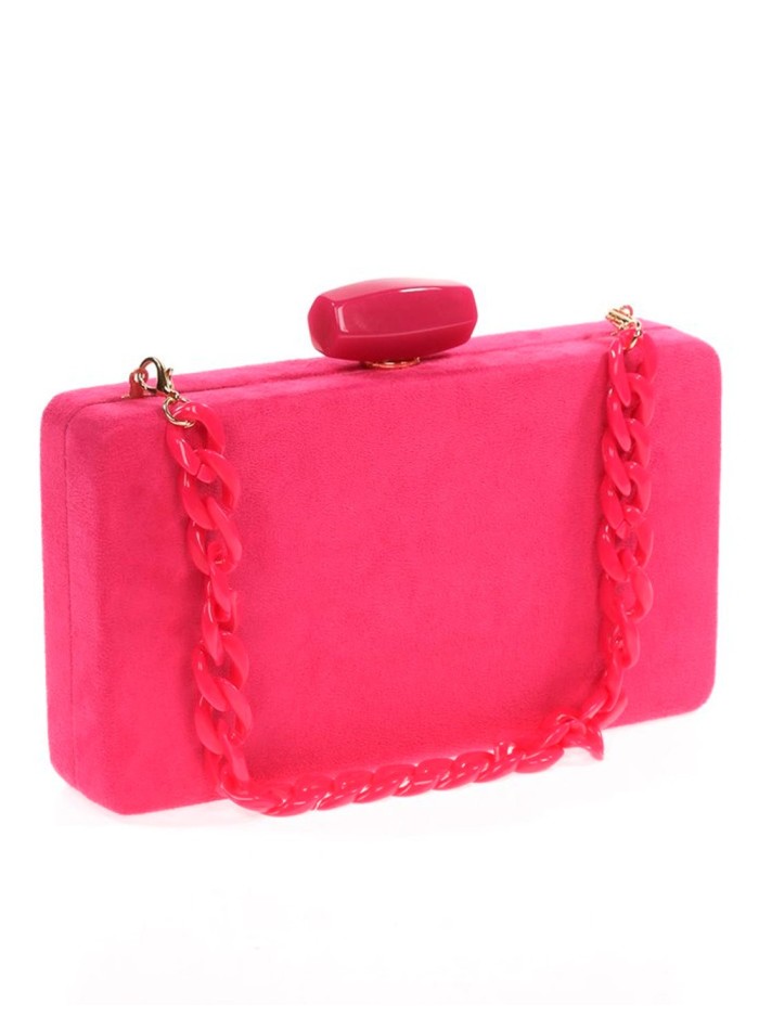 Sac de fête en cuir verni avec option double...