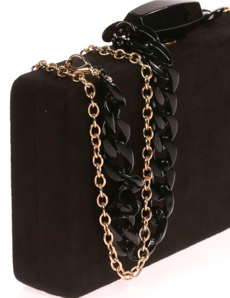 Sac de fête en cuir verni avec option double poignée