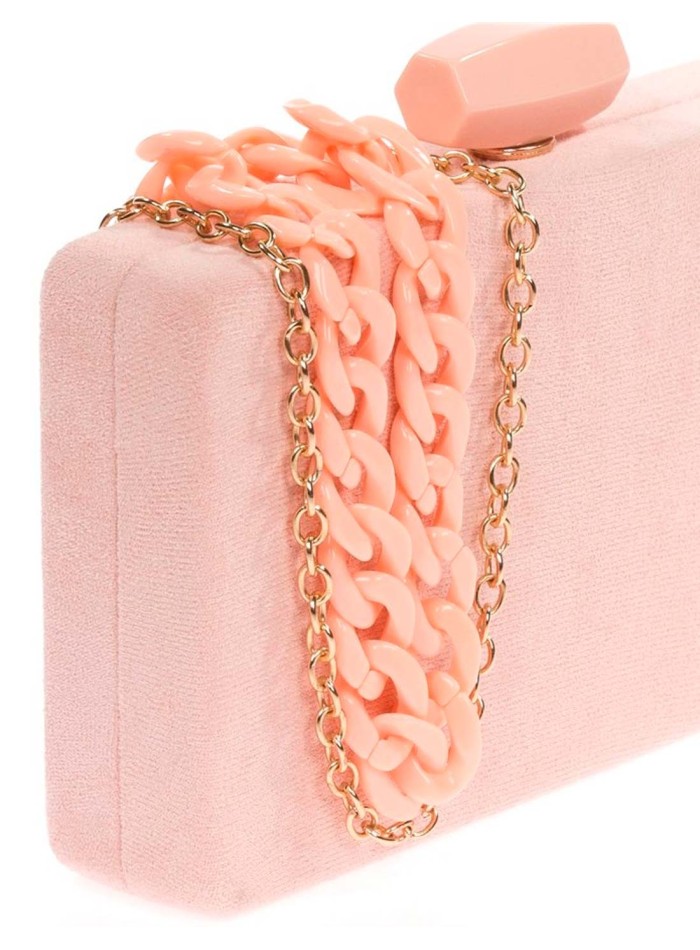 Sac de fête en cuir verni avec option double...