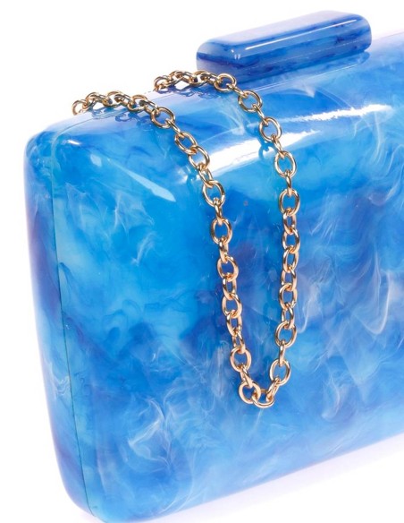 Sac de fête en nacre avec bords arrondis