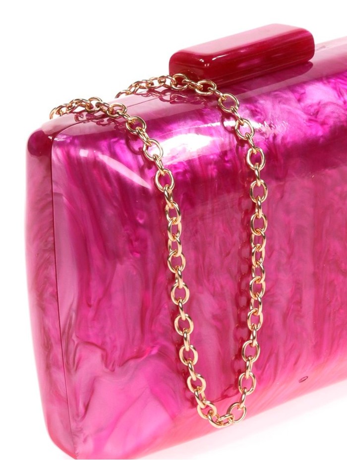 Female Wedding Pink Clutch Bags, Size: 5x10 Inch