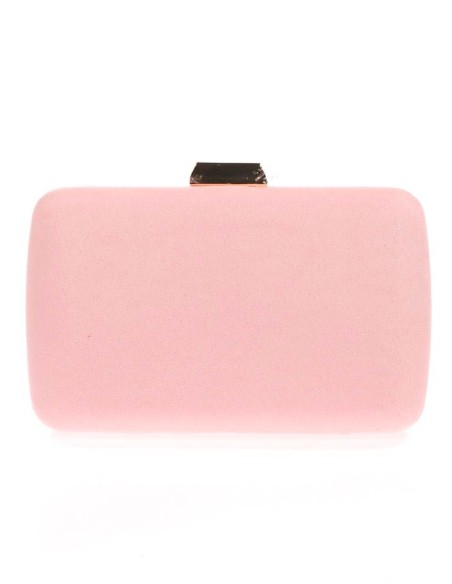 Sac de fête en daim avec fermeture éclair métallique