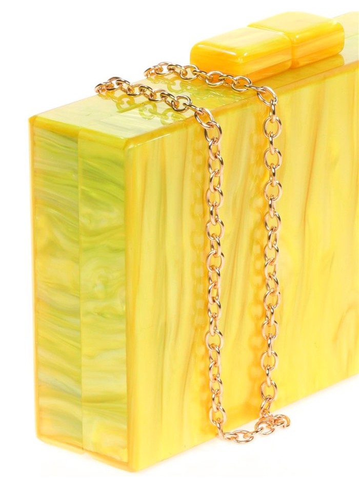 Pearly evening clutch bag for guests