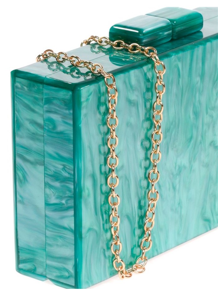 Pearly evening clutch bag for guests