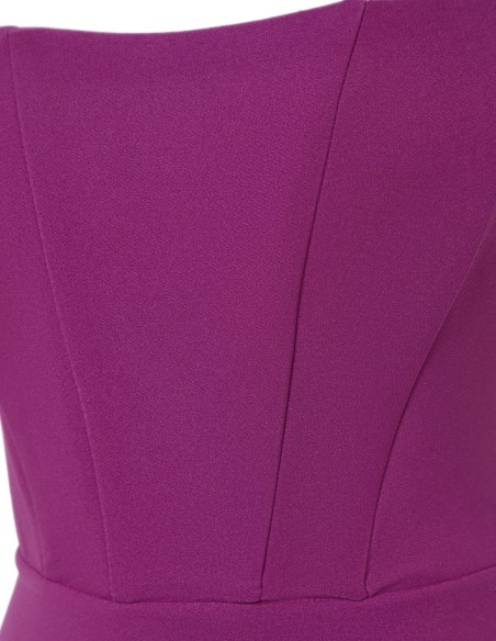 Cocktail dress with bodice bodice and small sleeves fabric Cocktail dress with bodice bodice and small sleeves fabric