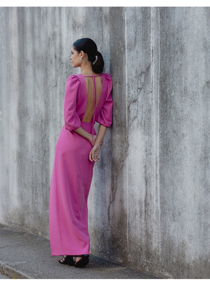 NEW Lady Bardot Designer 100% Silk Taffeta Fabric- Raspberry Pink