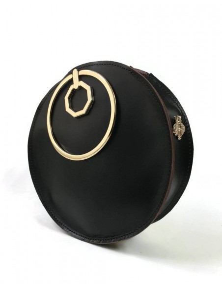 Bracelet bag Aureole in brown