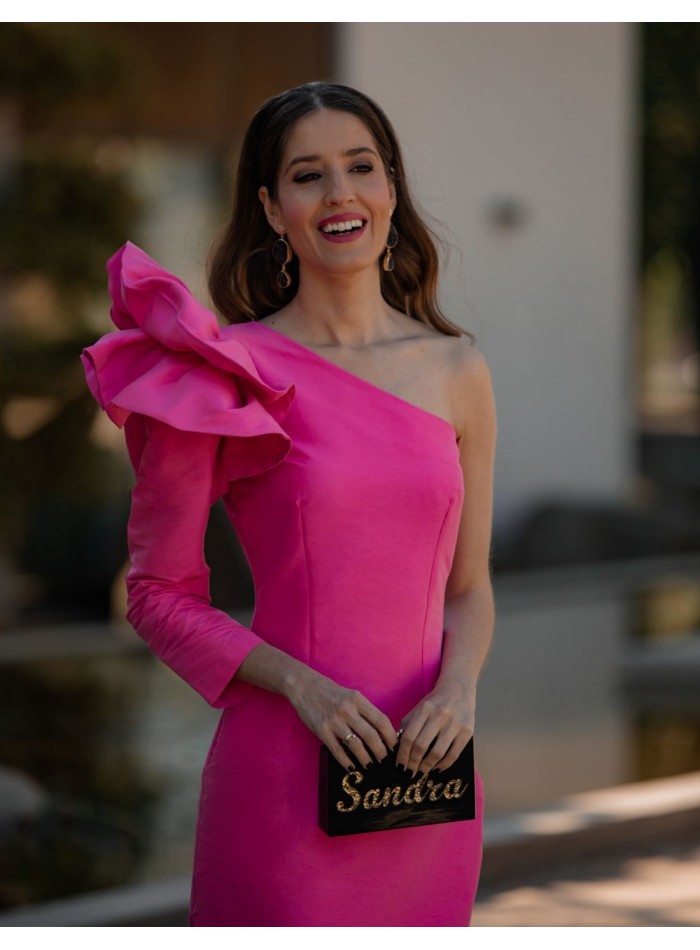 Mother of pearl party bag with personalised name