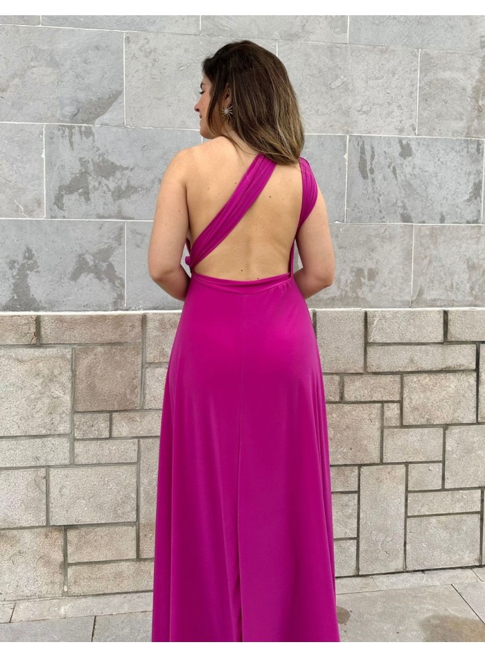 Robe longue de fête multipositions