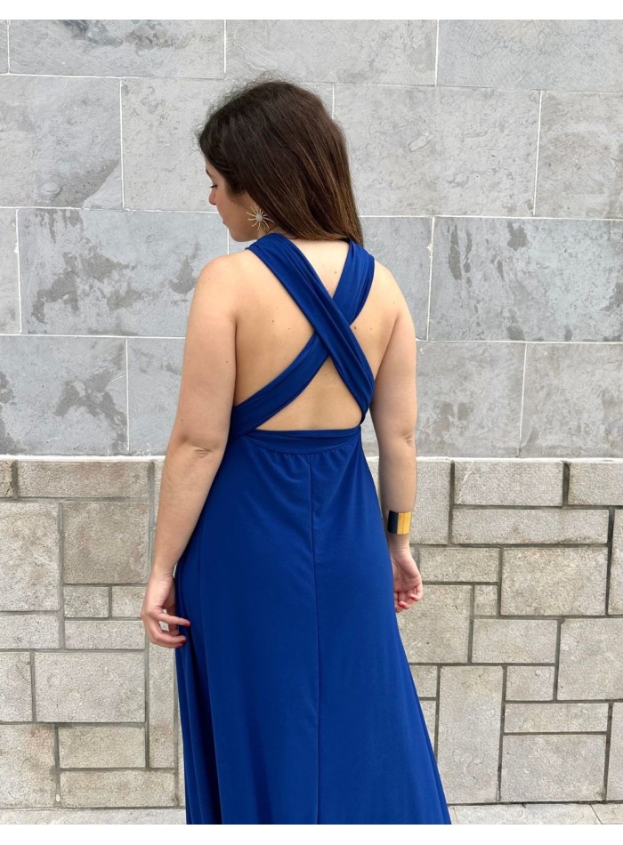 Robe longue de fête multipositions