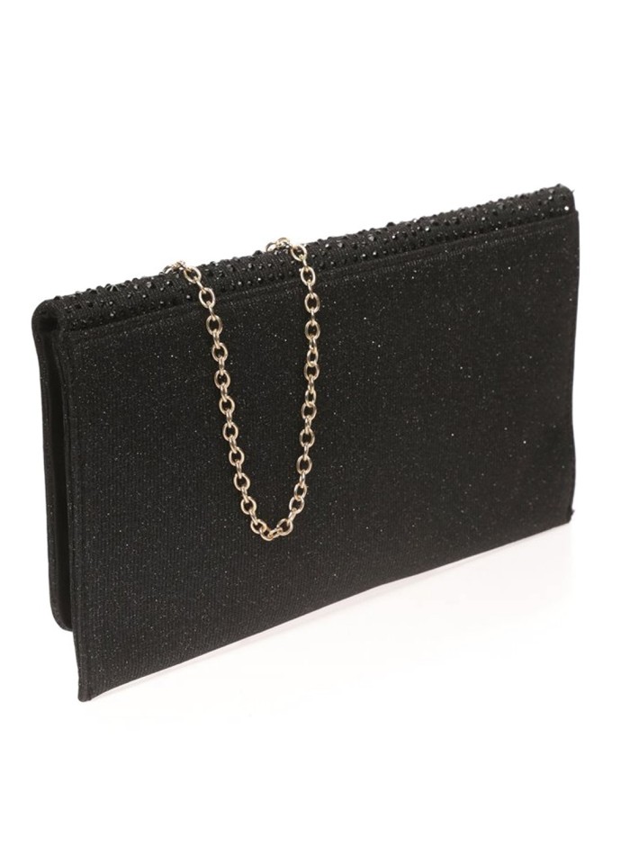 Evening clutch with rhinestones
