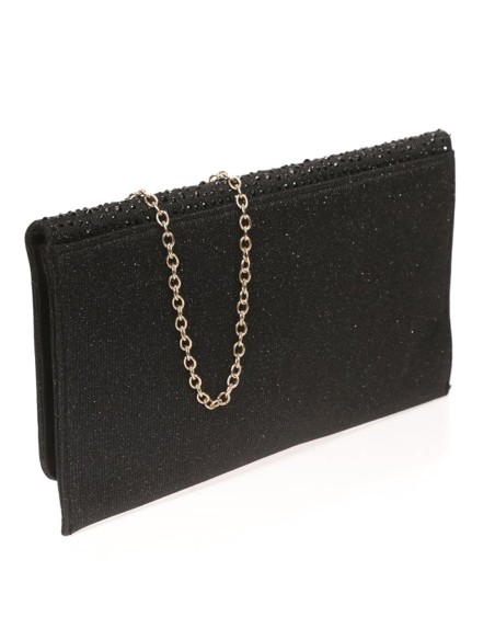 Evening clutch with rhinestones